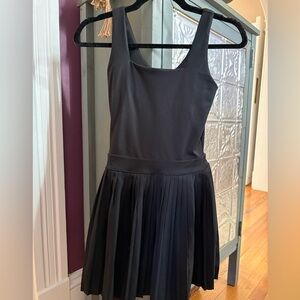 NWOT- Black Pleated athletic Dress